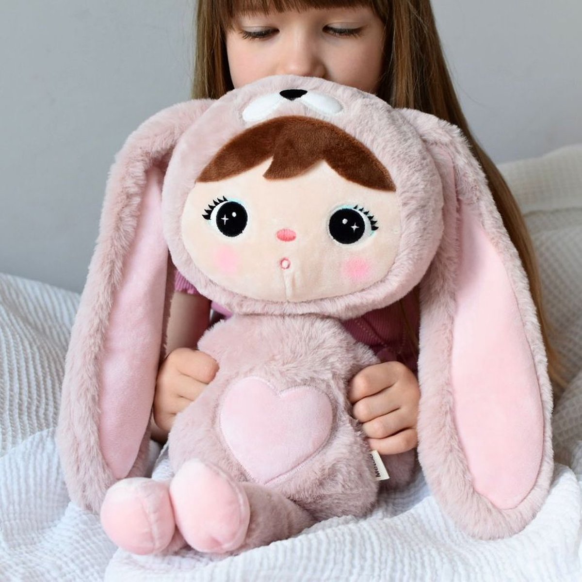 Metoo powder pink bunny |geboorte cadeau| |knuffel| |baby| |kinderen|